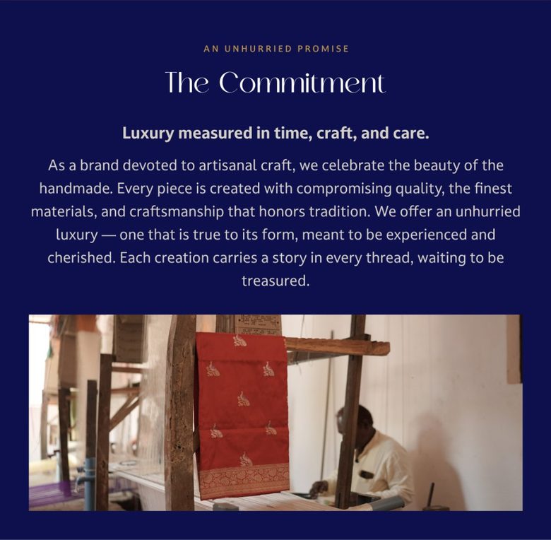 The Commitment: luxury measured in time, craft and care