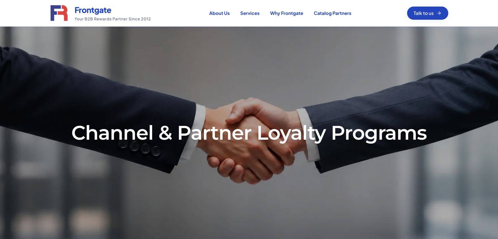 The Channel & Partner Loyalty Programs page (part 1)