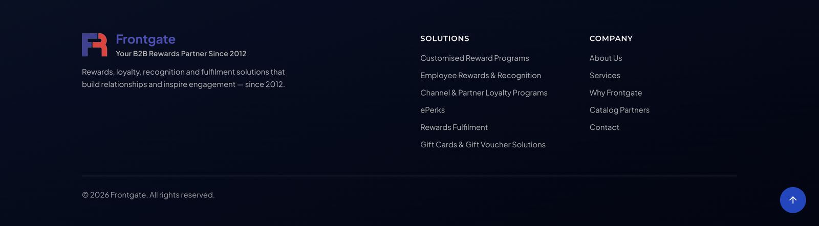 The Frontgate homepage (part 8)